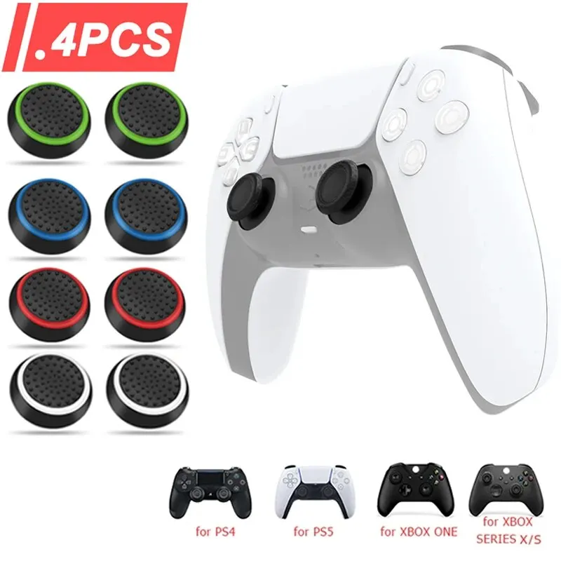 Gaming Accessories Xbox Series X - 4 STUKS Siliconen Analoge ThumbStick Grip