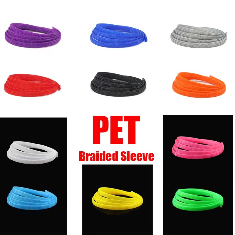 Cable Sleeve Braided - 5M/10M PET Geïsoleerde Uitbreidbare Gevlochten Hoes