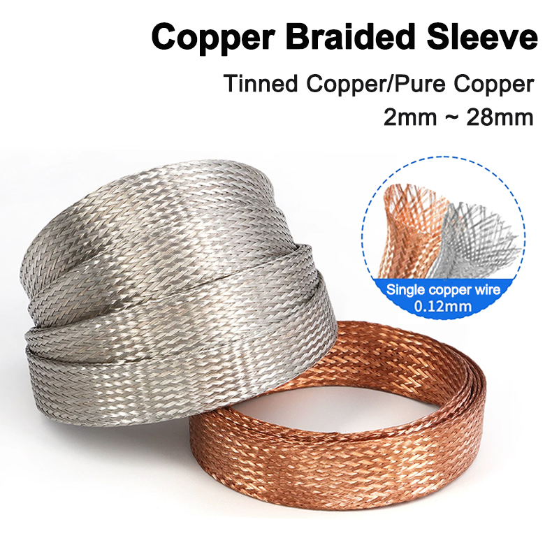 Cable Sleeve Braided - 2-10m uitbreidbare koperen gevlochten hoes 4