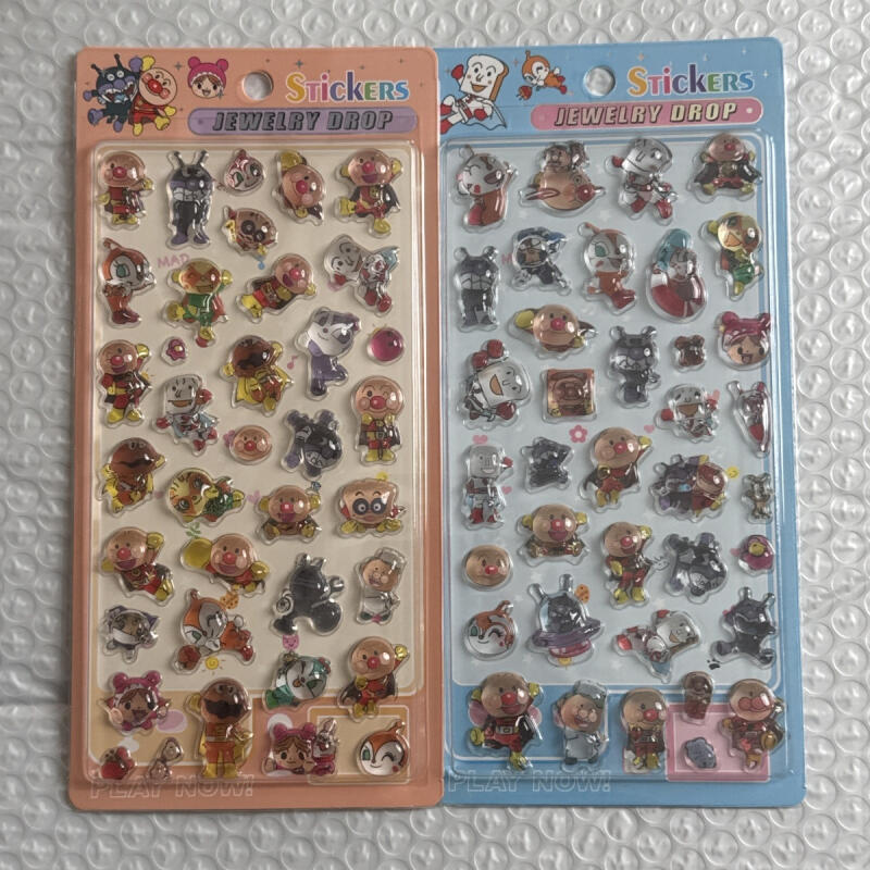 Gaming Accessories Anime - Kawaii Anpanman 3D reliëfsticker creativiteit cartoon