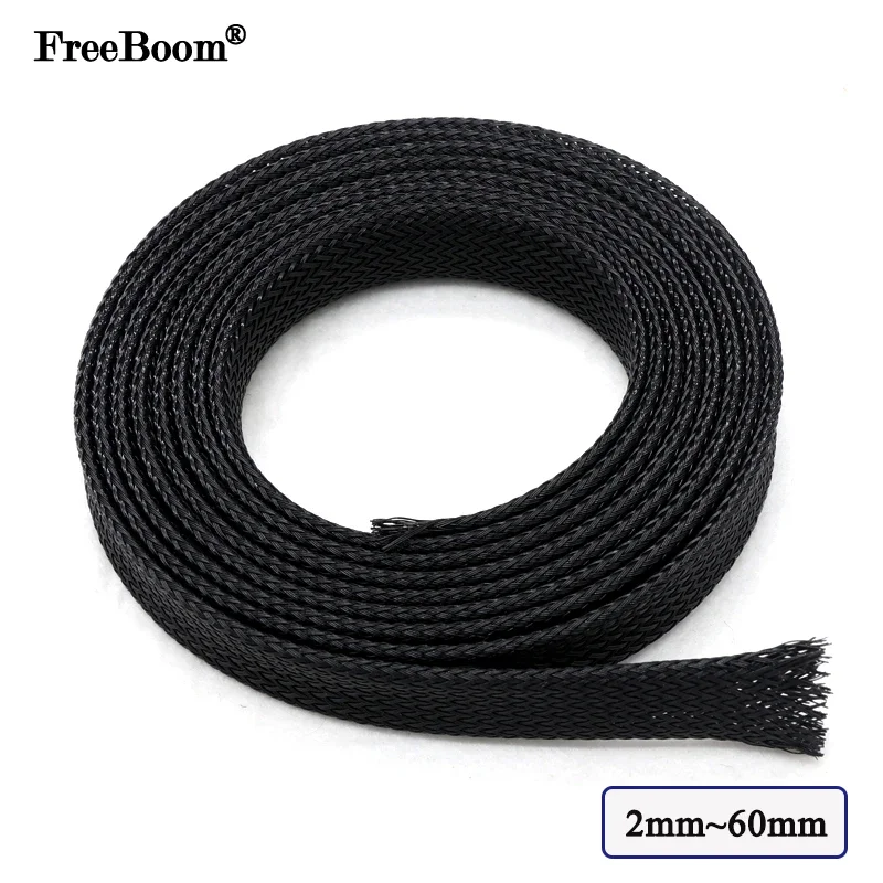 1 ~ 50M Zwarte Vlechtmouwen Vo - Cable Sleeve Braided recensie en prijs