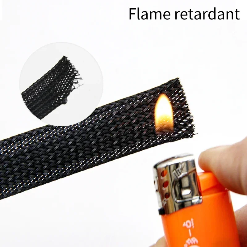 1 ~ 50M Zwarte Vlechtmouwen Vo - Cable Sleeve Braided recensie en prijs