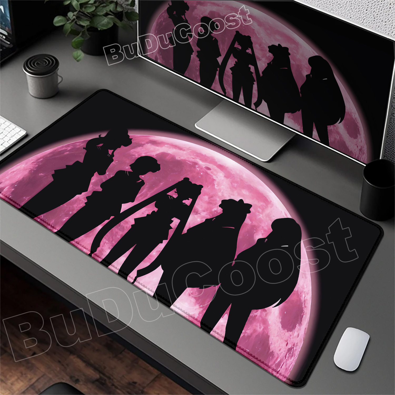 Mooie roze bureau-onderlegger  - Gaming Accessories Pink recensie en prijs