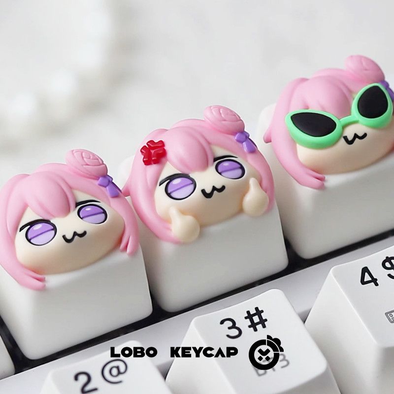 Schattig roze haar anime meisj - Gaming Accessories Pink recensie en prijs