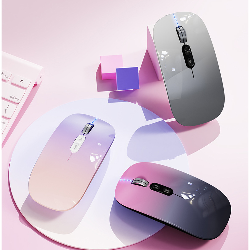 Dual Mode 2.4G Draadloze Muis  - Gaming Accessories Pink recensie en prijs