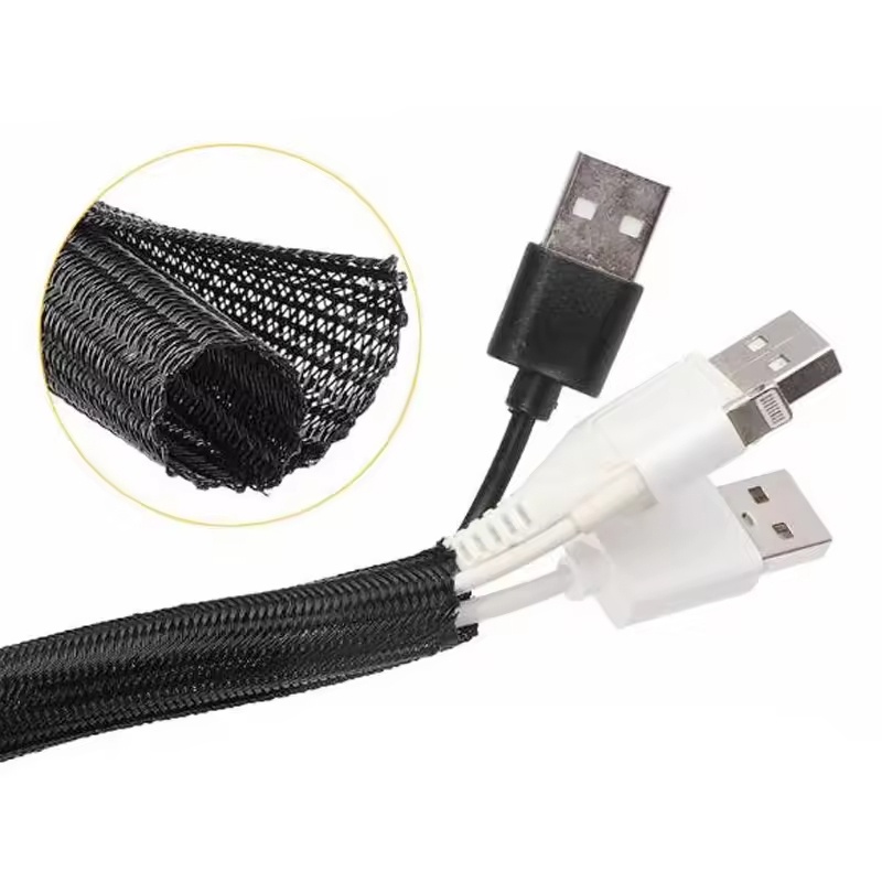Uitbreidbare gevlochten kabelm - Cable Sleeve Braided recensie en prijs