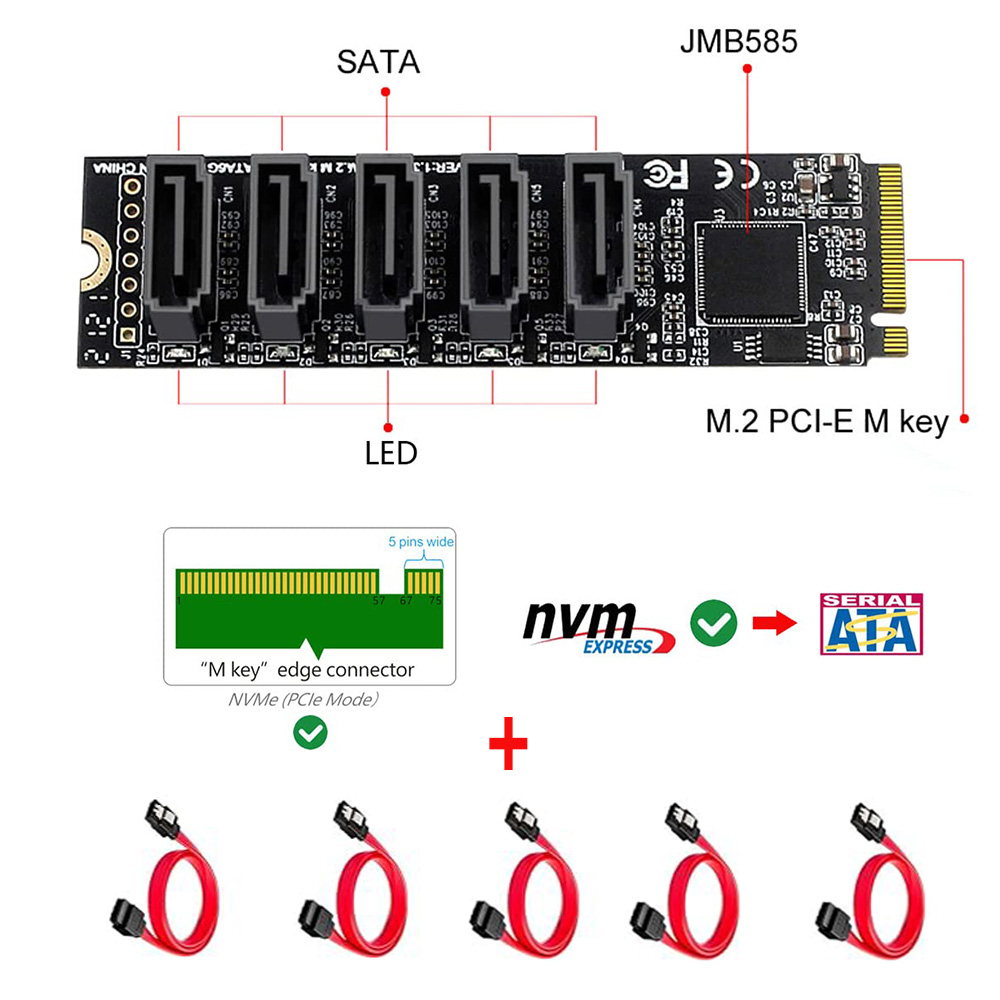 JoniSerl NGFF NVME M-Key PCI E - Pcie Extension Cable recensie en prijs