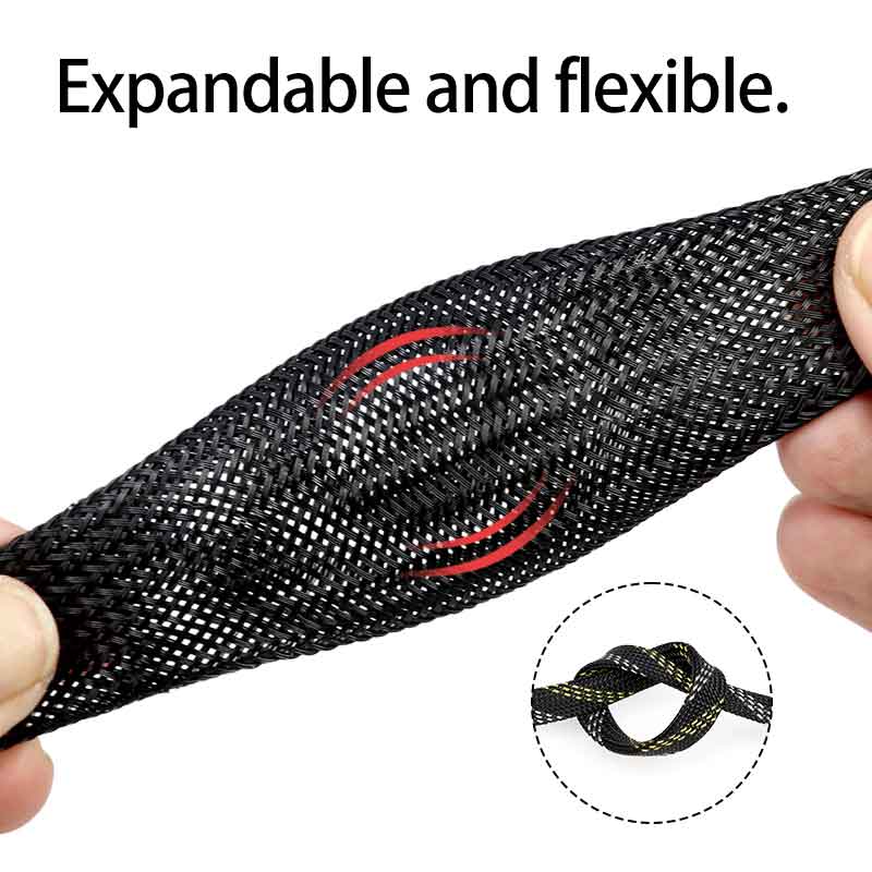 1-50m PET uitbreidbare gevloch - Cable Sleeve Braided recensie en prijs